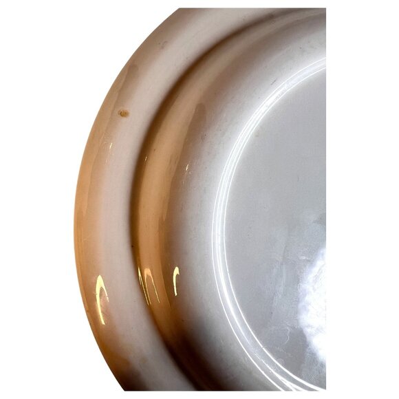 Vintage Arabia Finland Ceramic Plate Matin Matka Red And Blue Cats & House Desig - Picture 3 of 5